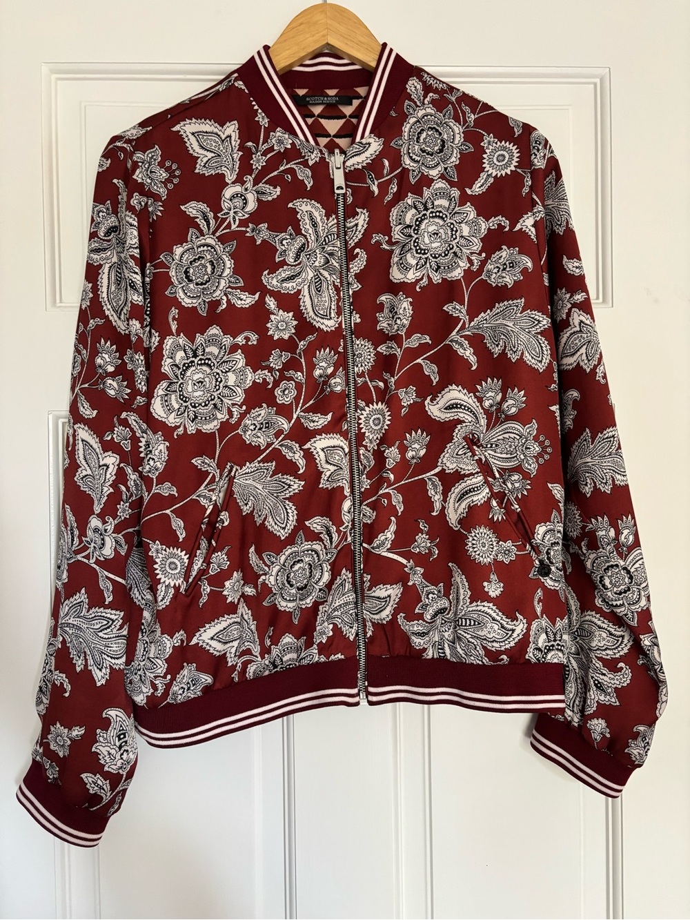 Scotch & Soda Reversible Patterned Zip Up